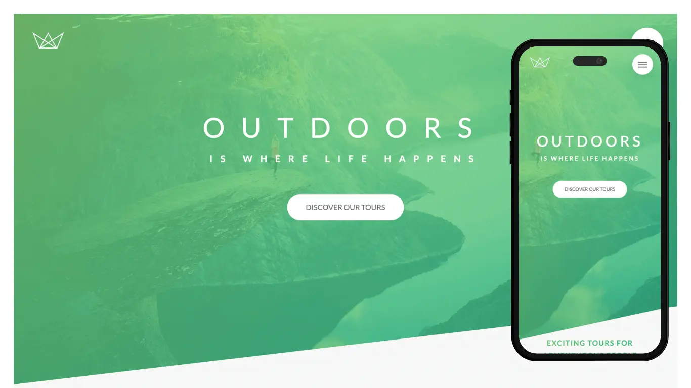 Natours Adventure Site preview